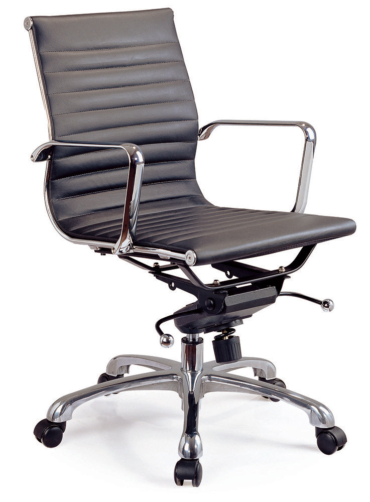 Comfy Low Back Office Chair In White