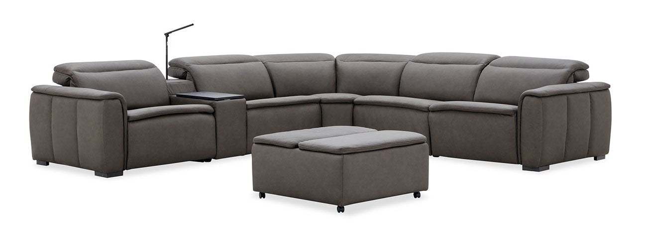 Zen Reclining Sectional & Storage Ottoman