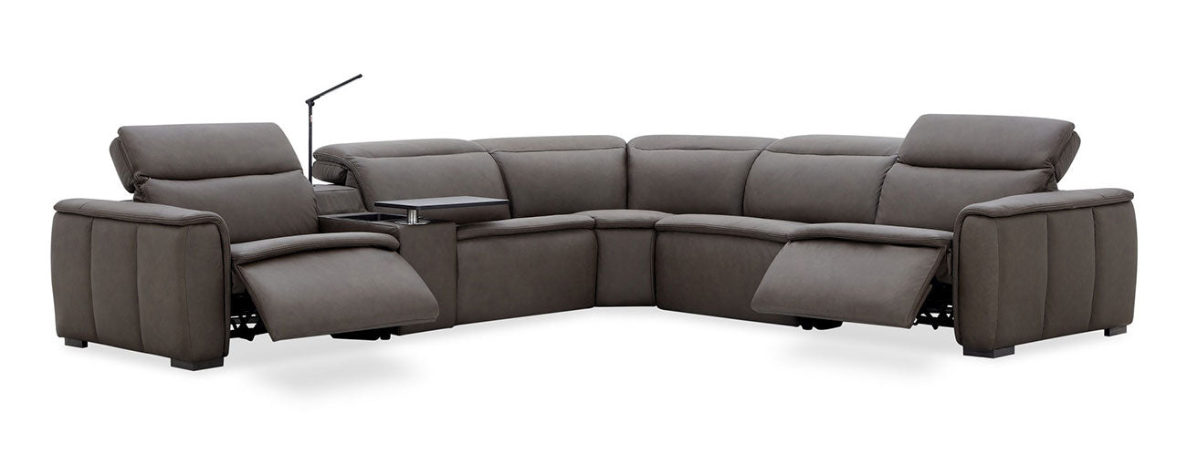 Zen Reclining Sectional & Storage Ottoman