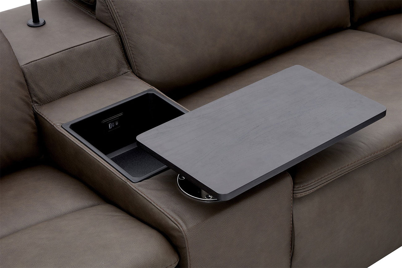 Zen Reclining Sectional & Storage Ottoman