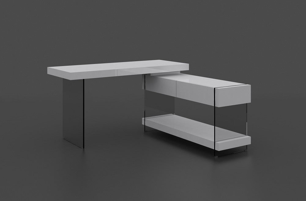 Cloud Modern Desk in High Gloss