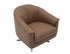 Incanto Italian Attitude Chair Sloan Swivel Chair in Cognac | J&M Furniture