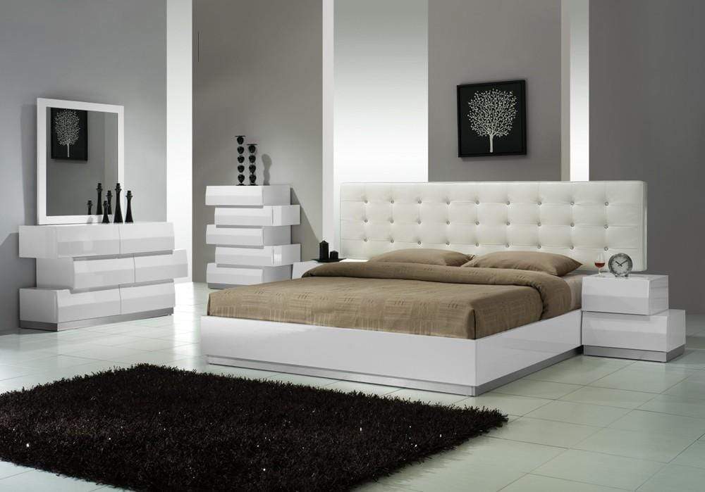 J and M Furniture Bedroom Sets Milan Modern Bedroom Collection