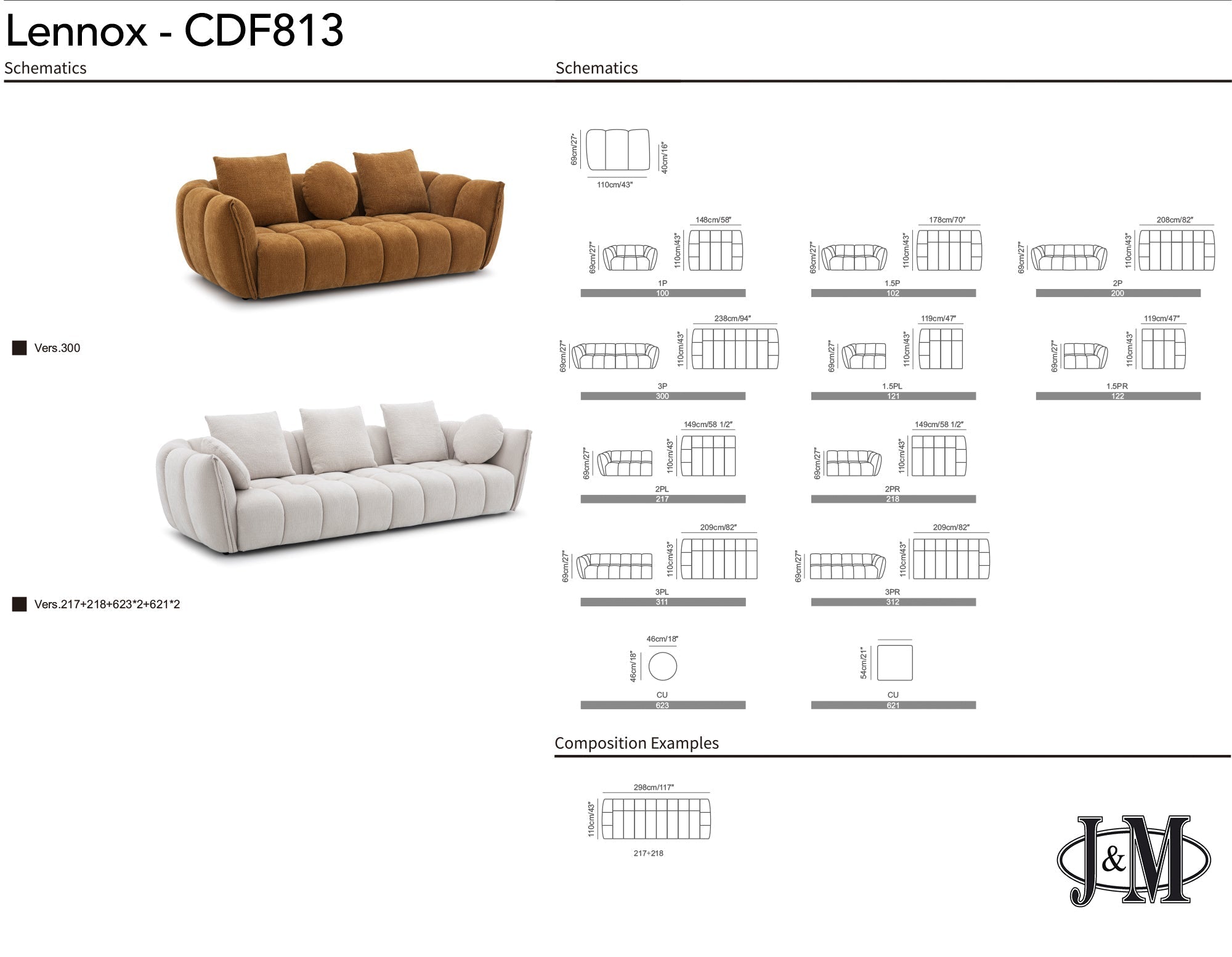 J and M Furniture Couches & Sofa Lennox Fabric Sofa in Dark Grey | J&M Furniture