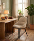 J and M Furniture Dining Chair Kora Leather Chair in Light Mocha (Pair) | J&M Furniture