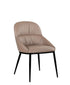 J and M Furniture Dining Chair Kora Leather Chair in Mocha (Pair) | J&M Furniture