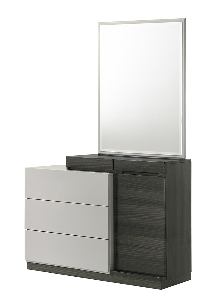 J and M Furniture Dresser Cube Dresser & Mirror