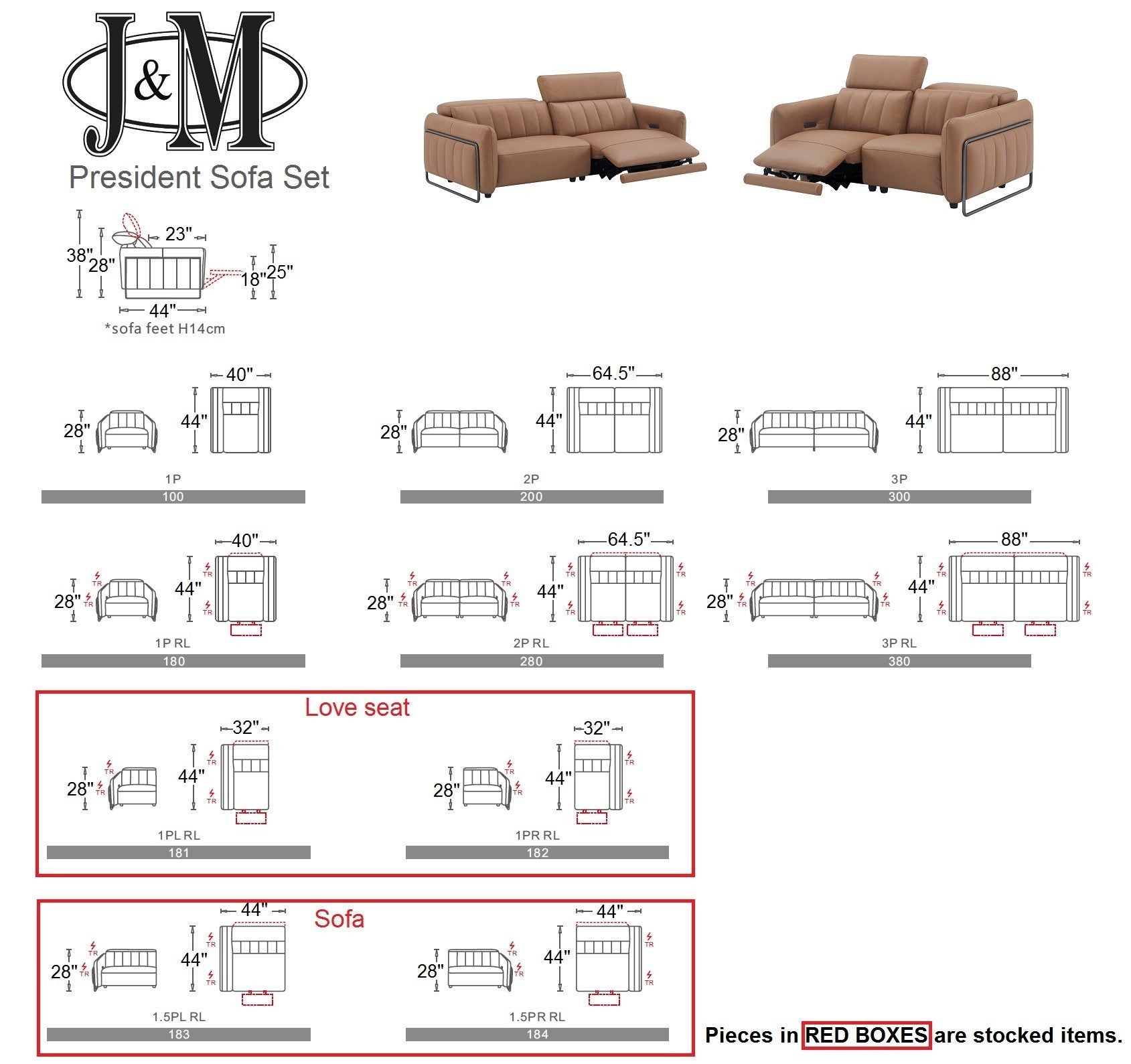 Prescott Fabric Sofa Set in Light Grey [ clone ]