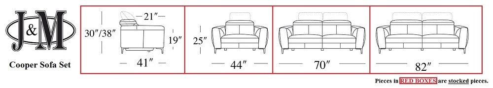Cooper Sofa Set In Pumpkin
