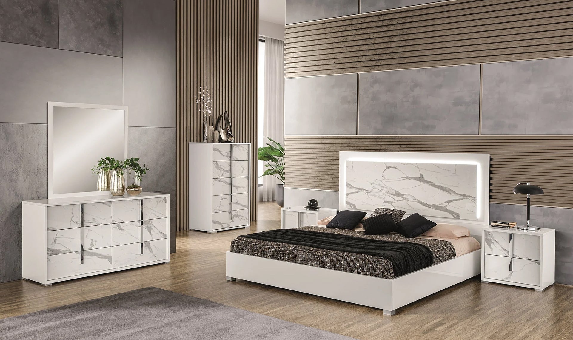 Sonia White Premium Bedroom