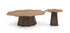 Terra End Table | Modern Wood Side Table with Organic Petal Design