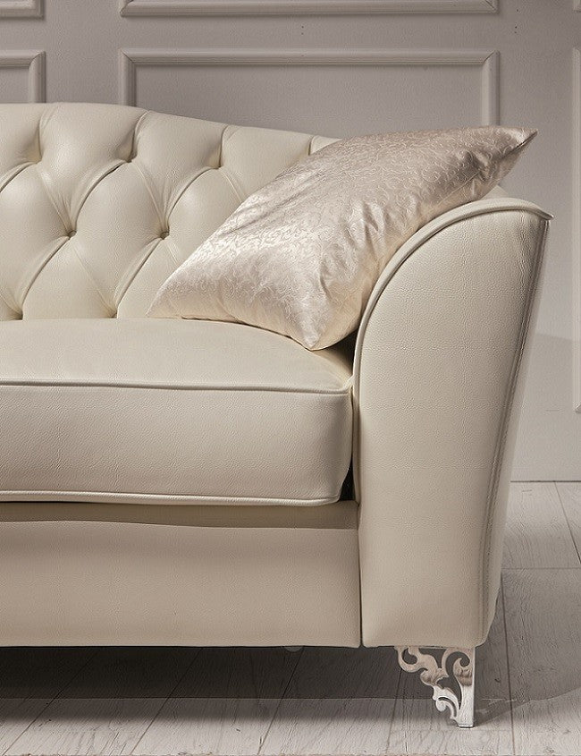 The Divina Leather Sofa Set