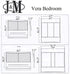 Vera Modern Only Nightstand,Chest & Mirror