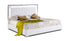 Alice Modern Storage Bed in Gloss White