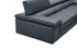 Kobe Premium Leather Sectional in Blue Grey