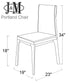 Portland Dining Chair in Grey