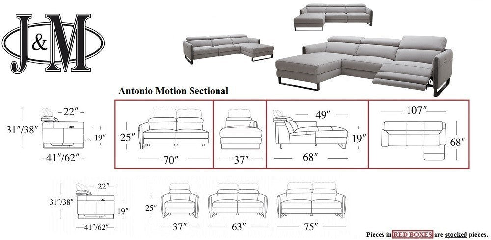 Antonio Fabric Sectional