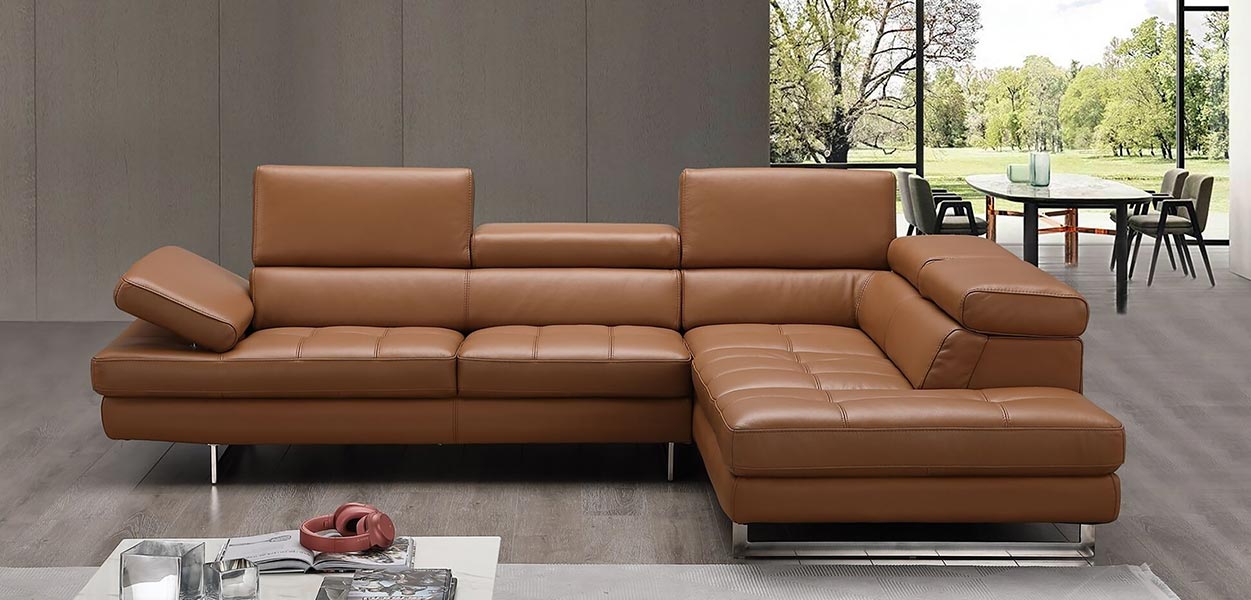 A761 Sectional in Coffee