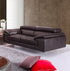 A973 Premium Leather Sofa Set in Black