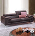 A973 Premium Leather Sofa Set in Black