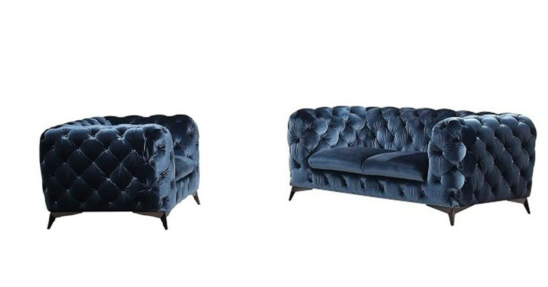 Glitz Purple Fabric Sofa Collection