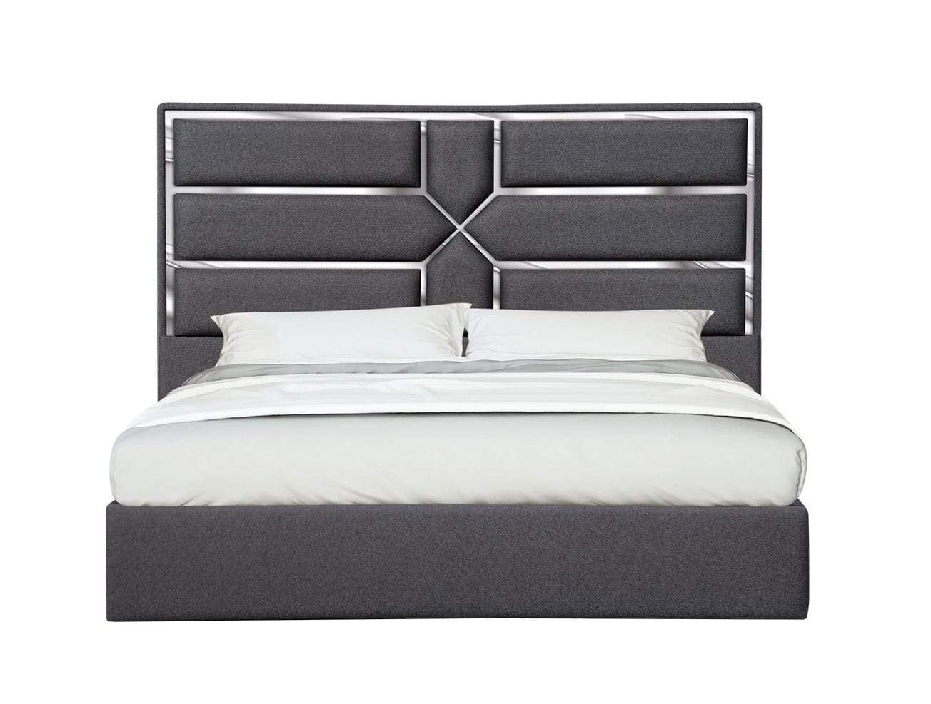 J and M Furniture Bed Da Vinci Bed in Charcoal