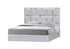 J and M Furniture Bed Degas Bed in Silver Grey