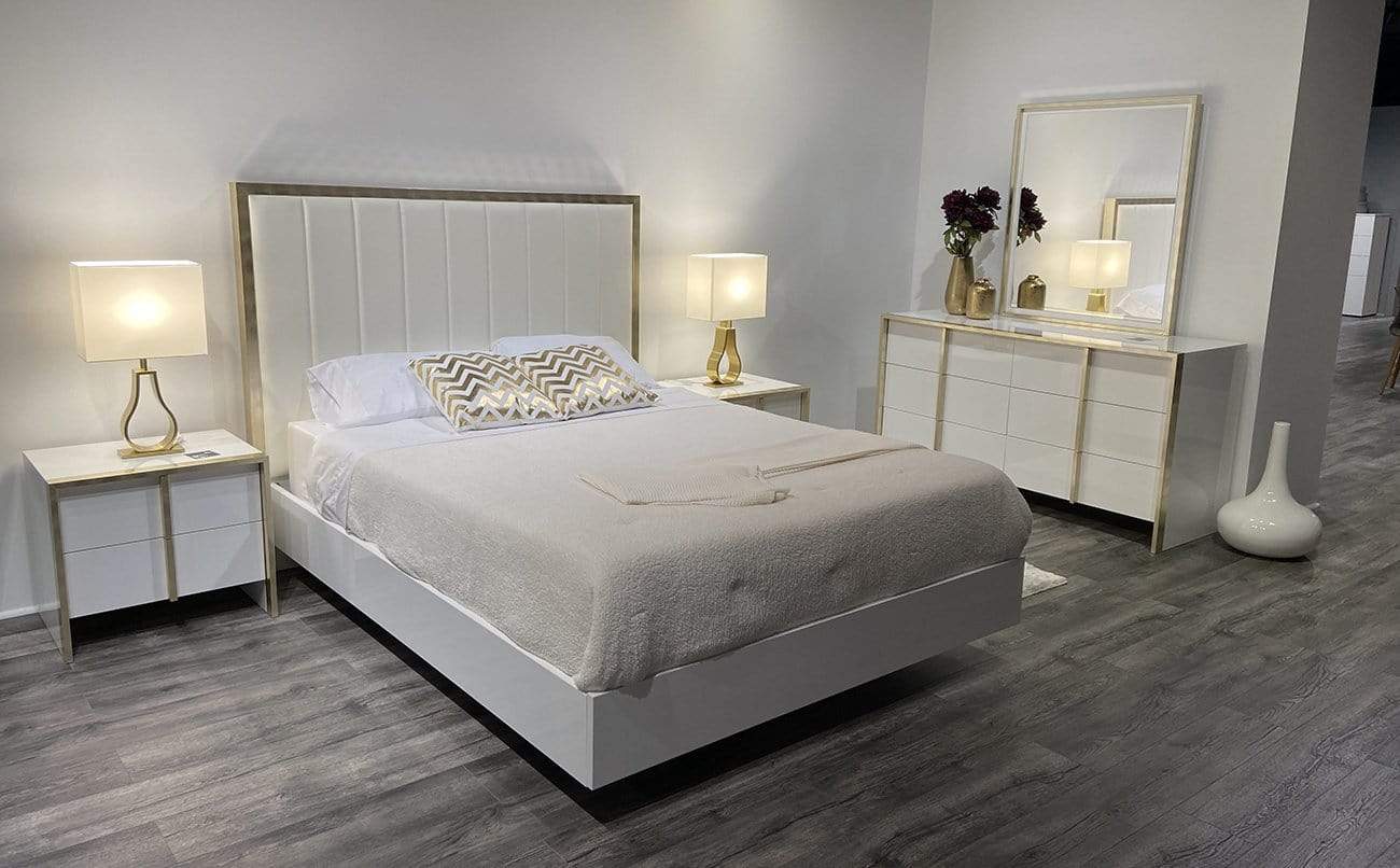 J and M Furniture Bedroom Furniture Sets Fiocco Bedroom Collection  | J&M Furniture