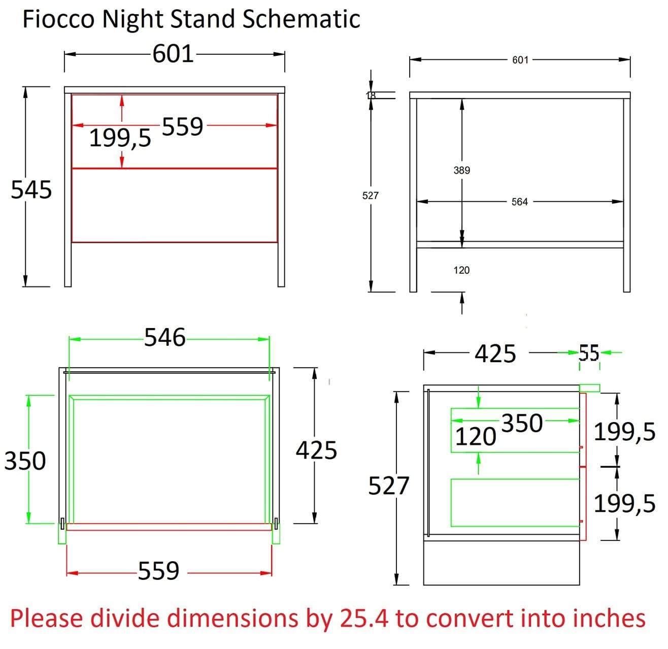 J and M Furniture Bedroom Furniture Sets Fiocco Bedroom Collection  | J&M Furniture