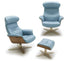 J and M Furniture Chair Karma Lounge Chair - Blue