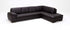 J and M Furniture Couches & Sofa Black 625 - Miami Premium Leather Sectional