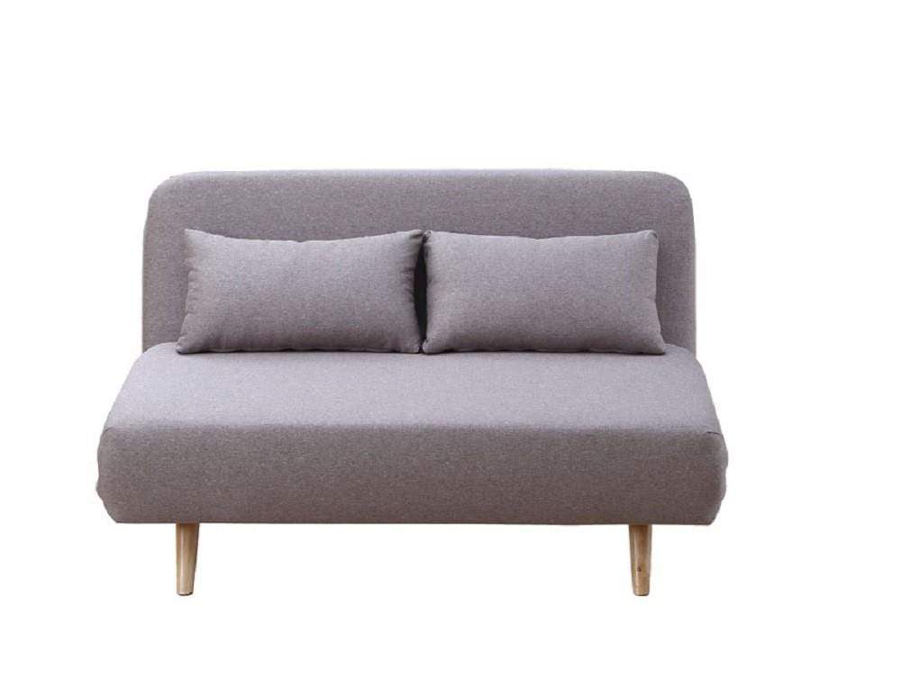 J and M Furniture Couches & Sofa JK037 Modern Sofa Sleeper in Beige Microfiber