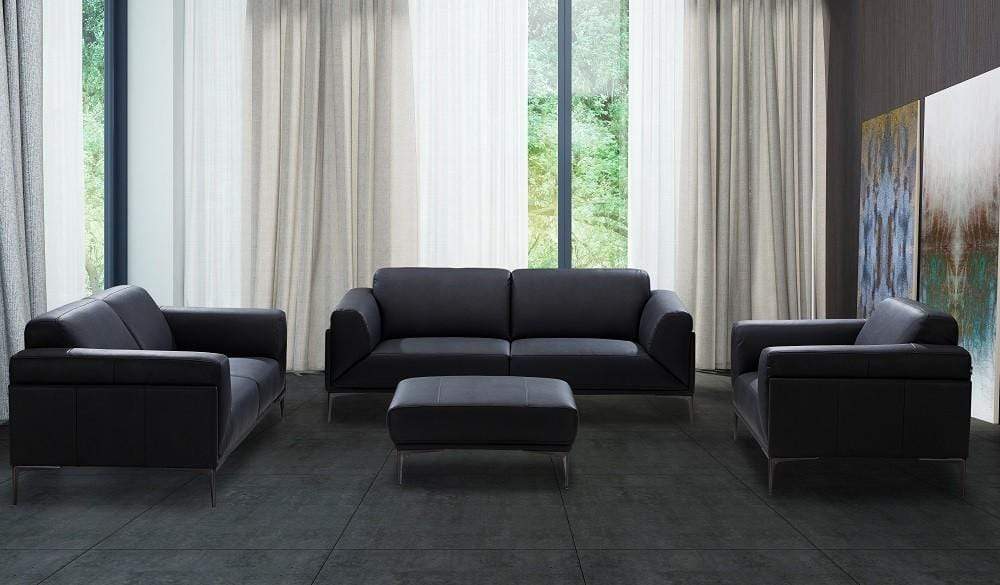 J and M Furniture Couches & Sofa Knight Sofa Collection In Black