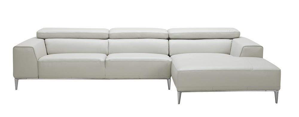 J and M Furniture Couches & Sofa LeCoultre Sectional in Light Grey