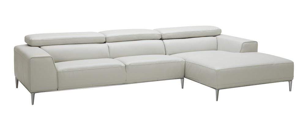 J and M Furniture Couches & Sofa LeCoultre Sectional in Light Grey