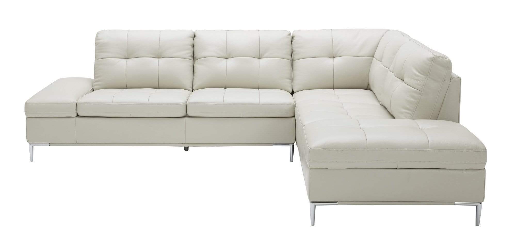 J and M Furniture Couches & Sofa Leonardo Sectional with Storage In Various Colors