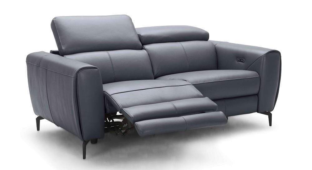 J and M Furniture Couches & Sofa Lorenzo Motion Sofa Collection in Blue-Grey