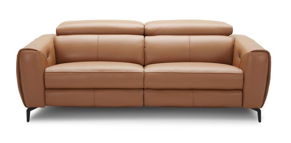 J and M Furniture Couches & Sofa Lorenzo Motion Sofa Collection in Caramel
