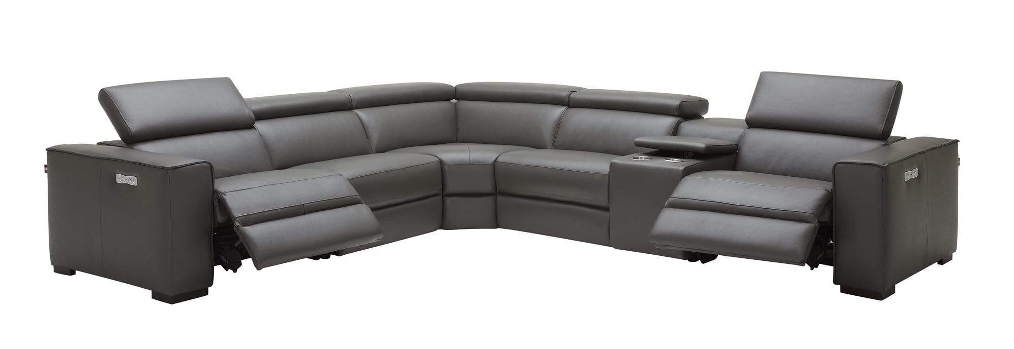 J and M Furniture Couches & Sofa Picasso 6Pc Motion Sectional In Various Colors