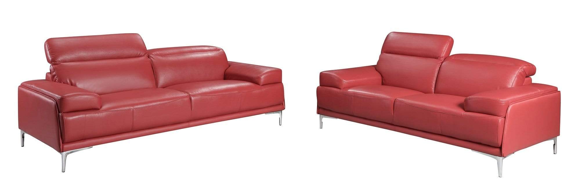 J and M Furniture Couches & Sofa Red / Add Loveseat Nicolo Sofa Set In Various Colors