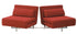 J and M Furniture Couches & Sofa Red LK06-2 Sofa Bed