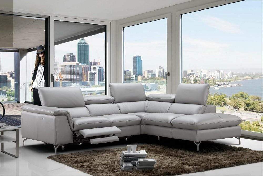 J and M Furniture Couches & Sofa Viola Premium Leather Sectional