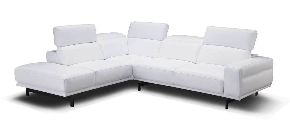 J and M Furniture Couches & Sofa White / Left (LHF) Davenport Modern Sectional