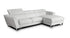J and M Furniture Couches & Sofa White / Right Sparta Leather Mini Sectional In Colors