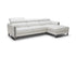 J and M Furniture Couches & Sofa White / Right Vella Premium Motion Sectional In Grey