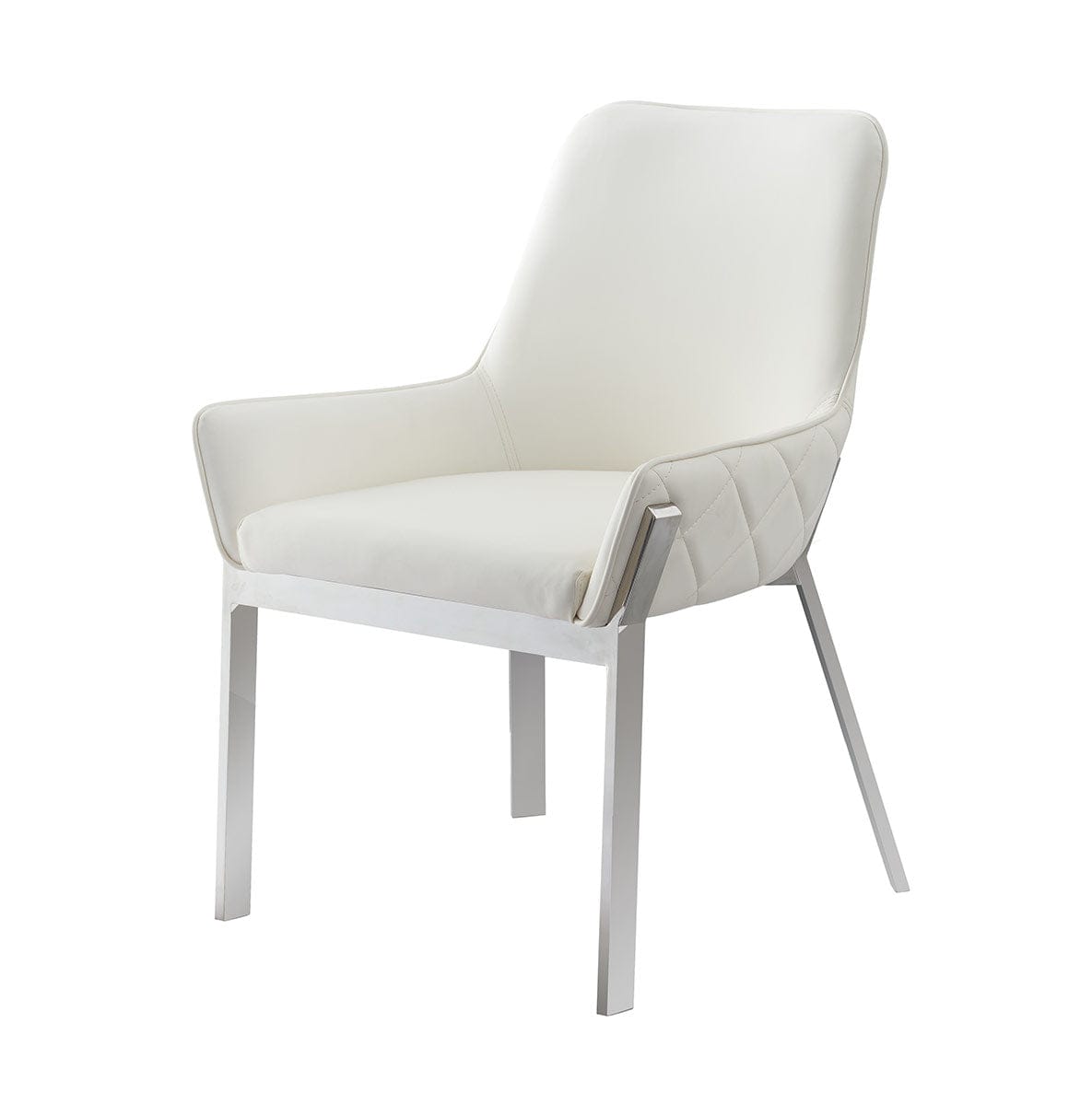 J and M Furniture Dining Chair Miami Dining Chair in White | J&M Furniture