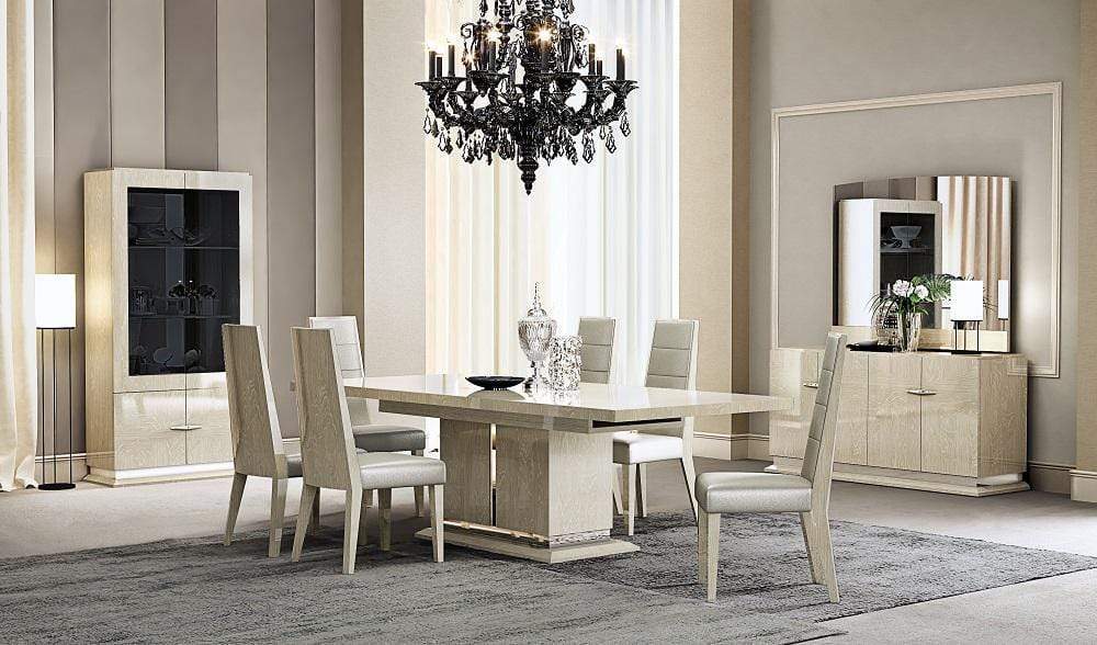 J and M Furniture Dining Sets Chiara Premium Modern Dining