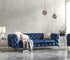J and M Furniture Living Room Glamour Blue Sofa Set