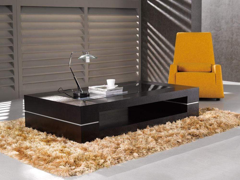 J and M Furniture Table - Coffee Wenge 682-D Modern Coffee Table
