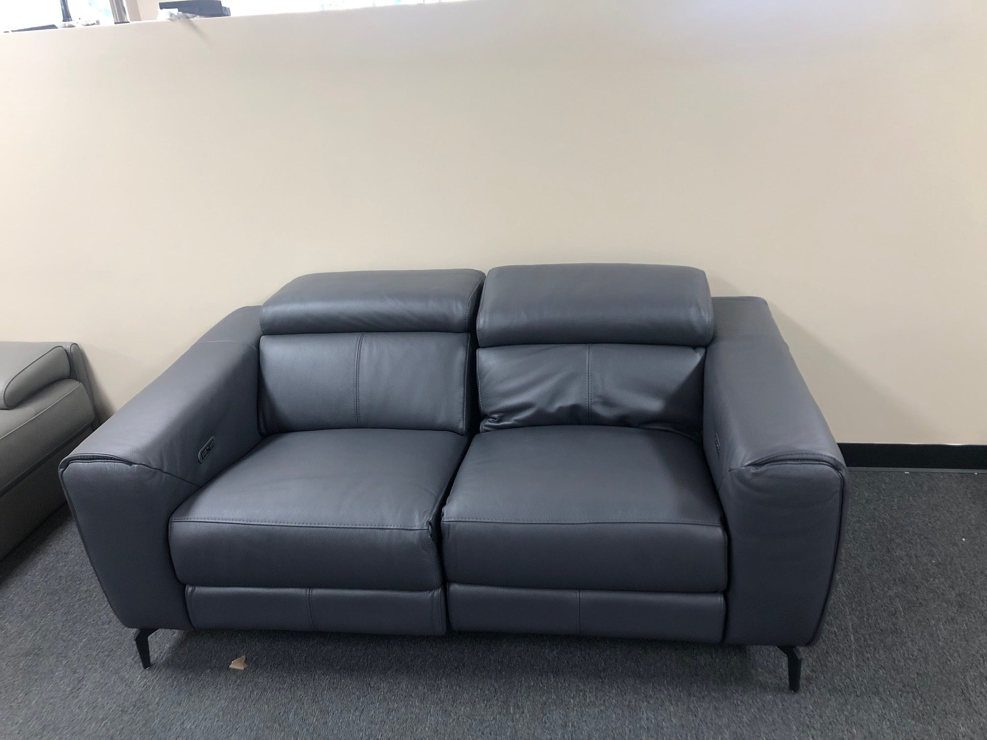Lorenzo Blue Grey Sofa